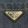 プラダ PRADA トラアングルロゴデニムシャツジャケット GEB255 ブルー デニム メンズ その他アウター