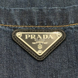 プラダ PRADA トラアングルロゴデニムシャツジャケット GEB255 ブルー デニム メンズ その他アウター