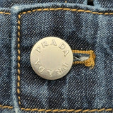 プラダ PRADA トラアングルロゴデニムシャツジャケット GEB255 ブルー デニム メンズ その他アウター