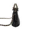 シャネル CHANEL マトラッセ　チェーンハンドルショルダーバッグ AP3354 ブラック　ゴールド金具 エナメル レディース ショルダーバッグ