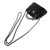 シャネル CHANEL マトラッセ　チェーンハンドルショルダーバッグ AP3354 ブラック　ゴールド金具 エナメル レディース ショルダーバッグ