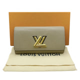 ルイ・ヴィトン LOUIS VUITTON ポルトフォイユ・ツイスト M67510 ベージュ　ゴールド金具 エピ レディース 長財布