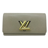 ルイ・ヴィトン LOUIS VUITTON ポルトフォイユ・ツイスト M67510 ベージュ　ゴールド金具 エピ レディース 長財布