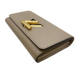 ルイ・ヴィトン LOUIS VUITTON ポルトフォイユ・ツイスト M67510 ベージュ　ゴールド金具 エピ レディース 長財布