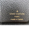 ルイ・ヴィトン LOUIS VUITTON ポルトフォイユ・ゾエ M62935 ノワール　ゴールド金具 モノグラム・アンプラント レディース 二つ折り財布