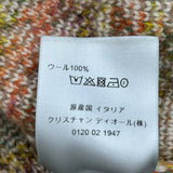 クリスチャン・ディオール Christian Dior オブリーク総柄ニットセーター 193M638AT344 アイボリー ウール メンズ セーター