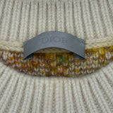 クリスチャン・ディオール Christian Dior オブリーク総柄ニットセーター 193M638AT344 アイボリー ウール メンズ セーター