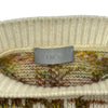 クリスチャン・ディオール Christian Dior オブリーク総柄ニットセーター 193M638AT344 アイボリー ウール メンズ セーター