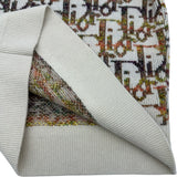 クリスチャン・ディオール Christian Dior オブリーク総柄ニットセーター 193M638AT344 アイボリー ウール メンズ セーター