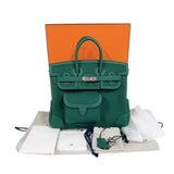 エルメス HERMES バーキン25カーゴ K刻印　(2025年製) ヴェールモワイヤン　シルバー金具 トワル/スイフト レディース ハンドバッグ