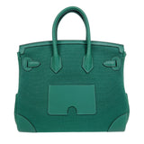 エルメス HERMES バーキン25カーゴ K刻印　(2025年製) ヴェールモワイヤン　シルバー金具 トワル/スイフト レディース ハンドバッグ