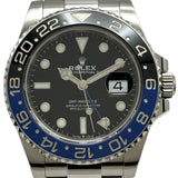 ロレックス ROLEX GMTマスター2 126710BLNR ブラック ステンレススチール 自動巻き メンズ 腕時計