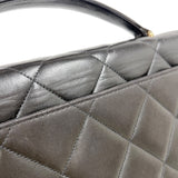 シャネル CHANEL ココマークマトラッセブリーフケース A02794 ブラック　ゴールド金具 ラムスキン レディース ブリーフケース