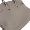 エルメス HERMES バーキン35　 □Q刻　(2013年製) エタン　シルバー金具　 トリヨンクレマンス レディース ハンドバッグ