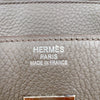 エルメス HERMES バーキン35　 □Q刻　(2013年製) エタン　シルバー金具　 トリヨンクレマンス レディース ハンドバッグ