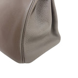 エルメス HERMES バーキン35　 □Q刻　(2013年製) エタン　シルバー金具　 トリヨンクレマンス レディース ハンドバッグ
