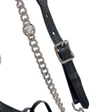 ルイ・ヴィトン LOUIS VUITTON キャリーオールバイブBB M12888 ブラック　シルバー金具 LVバイブ レディース ショルダーバッグ