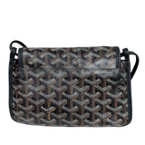 ゴヤール GOYARD プリュメ ブラック PVC/レザー レディース ショルダーバッグ