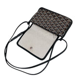 ゴヤール GOYARD プリュメ ブラック PVC/レザー レディース ショルダーバッグ