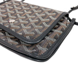 ゴヤール GOYARD プリュメ ブラック PVC/レザー レディース ショルダーバッグ