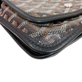 ゴヤール GOYARD プリュメ ブラック PVC/レザー レディース ショルダーバッグ