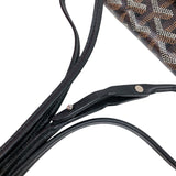 ゴヤール GOYARD プリュメ ブラック PVC/レザー レディース ショルダーバッグ