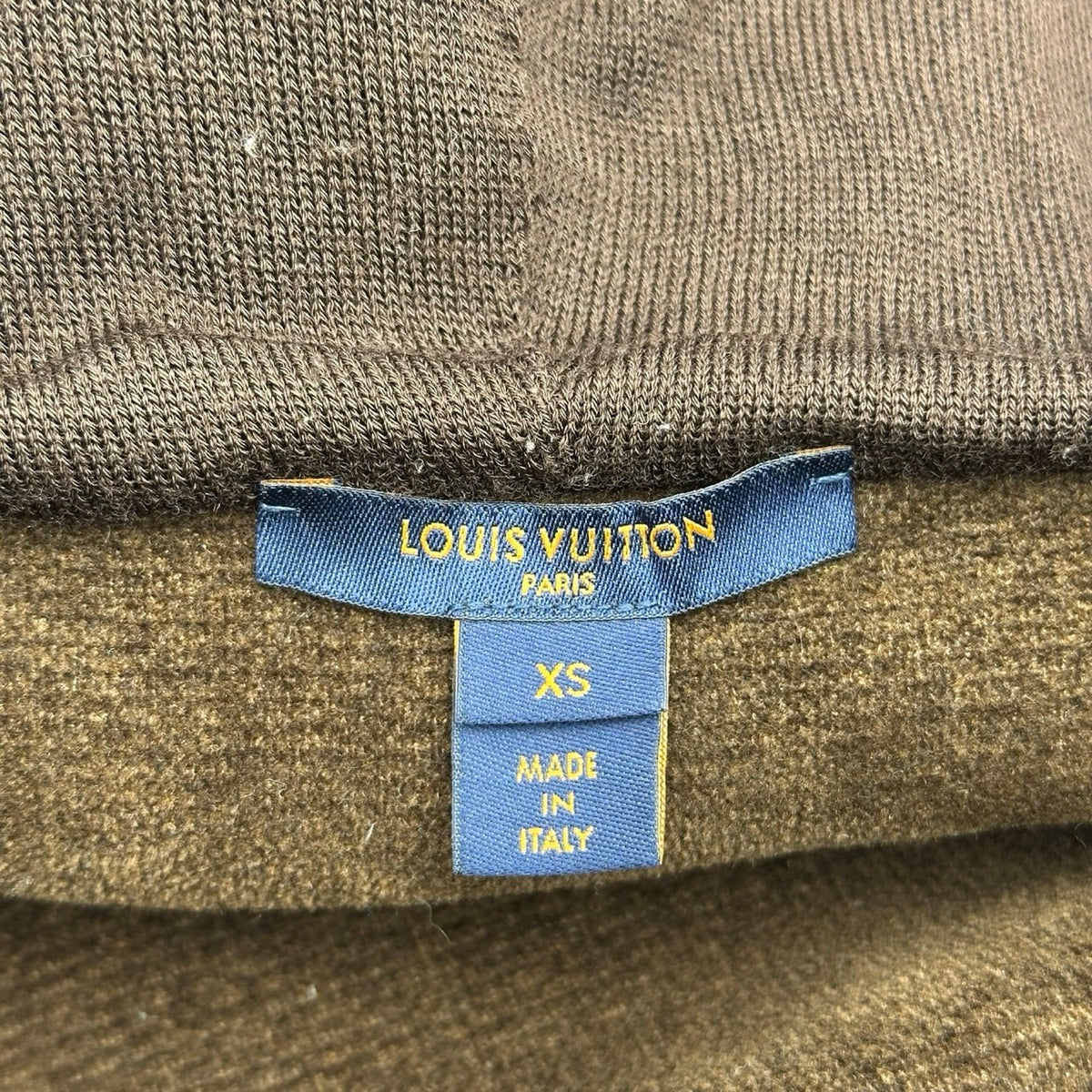 ルイ・ヴィトン LOUIS VUITTON モノグラム総柄ニットジップアップ