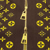 ルイ・ヴィトン LOUIS VUITTON モノグラム総柄ニットジップアップパーカー FJKC14 ブラウン ウール レディース パーカー