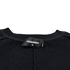 ディースクエアード DSQUARED ビジュー装飾スウェットシャツ S71GU0668 ブラック コットン レディース スウェット