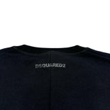ディースクエアード DSQUARED ビジュー装飾スウェットシャツ S71GU0668 ブラック コットン レディース スウェット