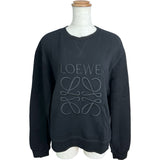 ロエベ LOEWE アナグラムロゴスウェットシャツ S359Y24X25 ブラック コットン レディース スウェット