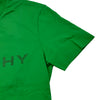 ジバンシィ GIVENCHY ラインストーンロゴ半袖Tシャツ BW70AS3YGQ グリーン コットン レディース 半袖Ｔシャツ