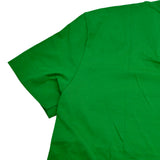 ジバンシィ GIVENCHY ラインストーンロゴ半袖Tシャツ BW70AS3YGQ グリーン コットン レディース 半袖Ｔシャツ