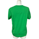 ジバンシィ GIVENCHY ラインストーンロゴ半袖Tシャツ BW70AS3YGQ グリーン コットン レディース 半袖Ｔシャツ