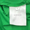 ジバンシィ GIVENCHY ラインストーンロゴ半袖Tシャツ BW70AS3YGQ グリーン コットン レディース 半袖Ｔシャツ