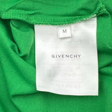 ジバンシィ GIVENCHY ラインストーンロゴ半袖Tシャツ BW70AS3YGQ グリーン コットン レディース 半袖Ｔシャツ
