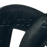 エルメス HERMES シェーヌダンクルサンダル ブラック レザー レディース サンダル