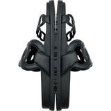 エルメス HERMES シェーヌダンクルサンダル ブラック レザー レディース サンダル