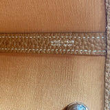 エルメス HERMES ガーデンファイル28 Z刻印 (2021年製) ビスキュイ　ローズパープル トワル　ネゴンダ レディース トートバッグ