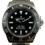 ロレックス ROLEX サブマリーナ ノンデイト 124060 ブラック ステンレススチール 自動巻き メンズ 腕時計