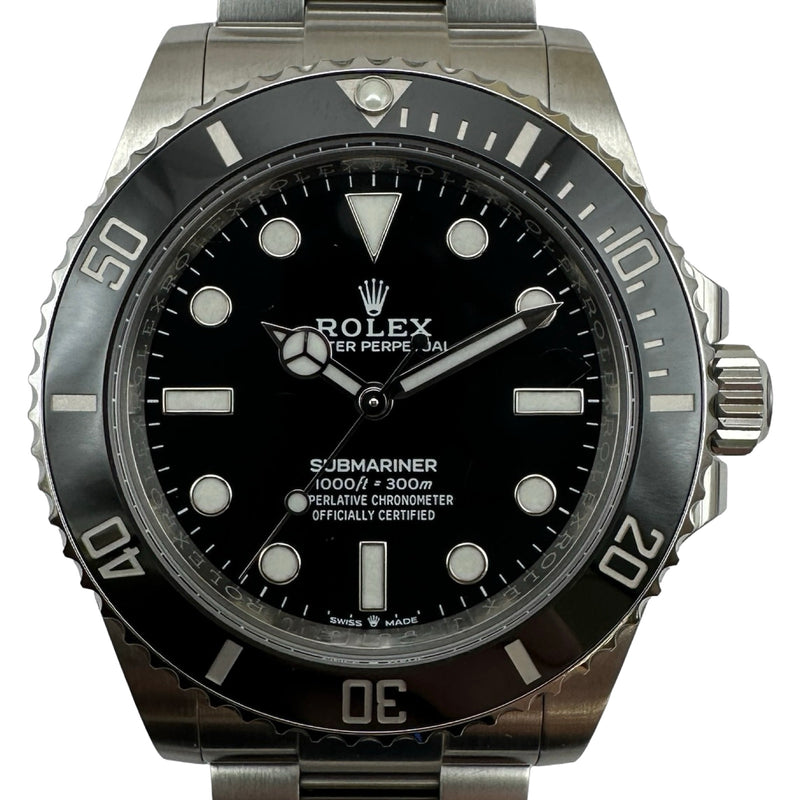 ロレックス サブマリーナ ノンデイト  メンズ腕時計 ロレックス ROLEX サブマリーナ ノンデイト 124060 ブラック