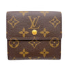 ルイ・ヴィトン LOUIS VUITTON ポルトモネ・ビエカルトクレディ M61652 ブラウン モノグラム レディース 三つ折り財布