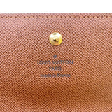 ルイ・ヴィトン LOUIS VUITTON ポルトモネ・ビエカルトクレディ M61652 ブラウン モノグラム レディース 三つ折り財布