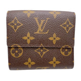 ルイ・ヴィトン LOUIS VUITTON ポルトモネ・ビエカルトクレディ M61652 ブラウン モノグラム レディース 三つ折り財布