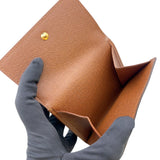 ルイ・ヴィトン LOUIS VUITTON ポルトモネ・ビエカルトクレディ M61652 ブラウン モノグラム レディース 三つ折り財布