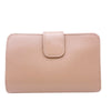 プラダ PRADA 二つ折りコンパクトウォレット 1ML225 ピンク/ゴールド金具 レザー レディース 二つ折り財布