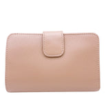 プラダ PRADA 二つ折りコンパクトウォレット 1ML225 ピンク/ゴールド金具 レザー レディース 二つ折り財布