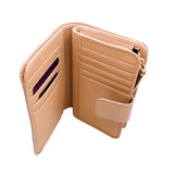 プラダ PRADA 二つ折りコンパクトウォレット 1ML225 ピンク/ゴールド金具 レザー レディース 二つ折り財布