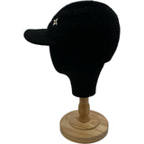 ルイ・ヴィトン LOUIS VUITTON ウールグラムフライトキャップ M7834L ブラック コットン レディース その他ファッション雑貨