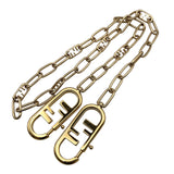 フェンディ FENDI ストラップチェーンショルダー 8AV371AHO5F0CFK ゴールド メタル レディース ショルダーストラップ